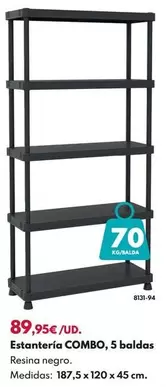 Estantería Combo, 5 Baldas