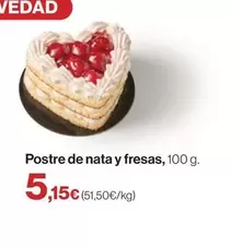 Postre De Nata Y Fresas
