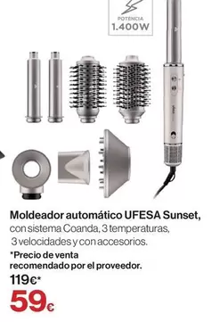 Ufesa - Moldeador Automático Sunset