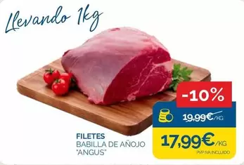 Filetes Babilla De Anojo Angus