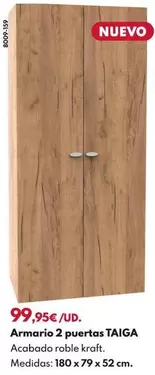 Armario 2 Puertas Taiga