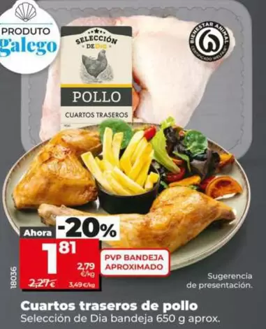 Seleccion De Dia - Cuartos Traseros De Pollo