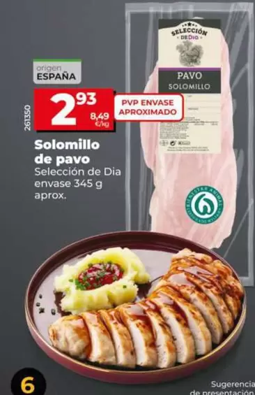 Seleccion De Dia - Solomillo De Pavo 