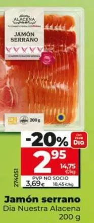 Dia Nuestra Alacena - Jamon Serrano 