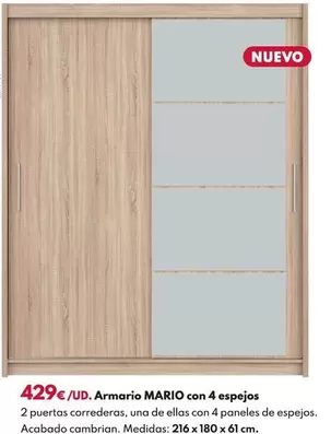 Armario Mario Con 4 Espejos 