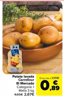Carrefour El Mercado - Patata Lavada