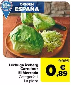 Carrefour El Mercado - Lechuga Iceberg