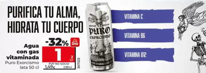 Puro Exorcismo - Agua Con Gas Vitaminada 