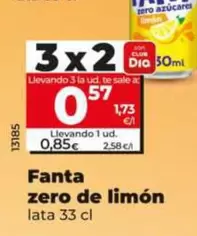 Fanta - Fanta Zero De Limon