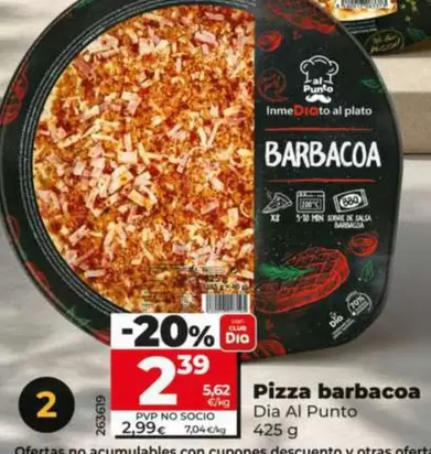 Dia Al Punto - Pizza Barbacoa 