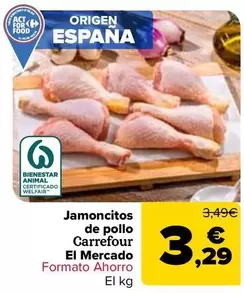 Carrefour El Mercado - Jamoncitos De Pollo