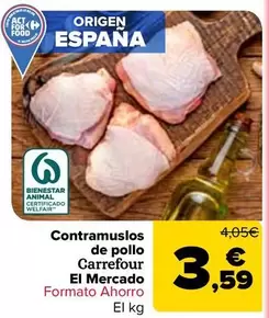 Carrefour El Mercado - Contramuslos De Pollo