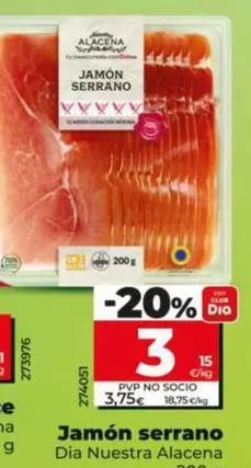 Dia Nuestra Alacena - Jamón Serrano 