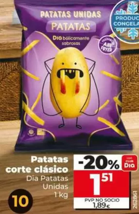 Dia Patatas Unidas - Patatas Corte Clasico 