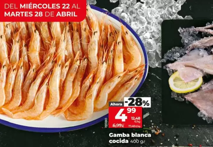 Gamba Blanca Cocida