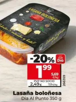 Dia Al Punto - Lasana Bolonesa 