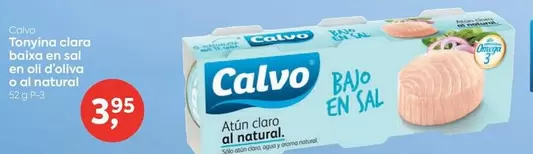 Calvo - Tonyina Clara Baixas En Sal En Oli D'Oliva O Al Natural