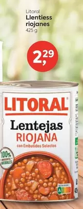 Litoral - Lentejas Riojanas