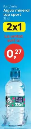 Font Vella - Aigua Mineral Tap Sport