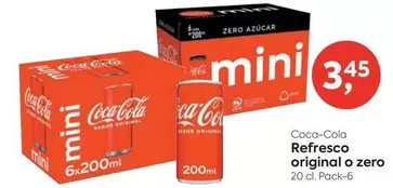 Coca-Cola - Refresco Original O Zero