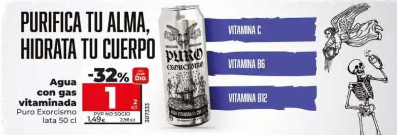 Puro Exorcismo - Agua Con Gas Vitaminada 