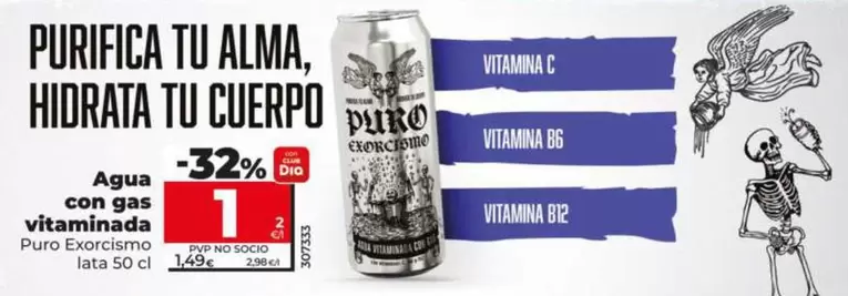 Puro Exorcismo - Agua Con Gas Vitaminada 