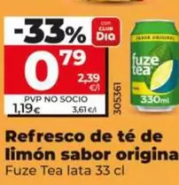 Fuze Tea - Refresco De Te De Limon Sabor Original