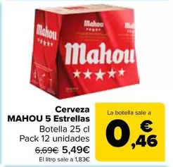 Mahou - Cerveza 5 Estrellas