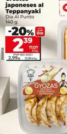 Dia Al Punto - Gyozas Al Teppanyaki 