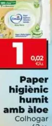 Colhogar - Papel Higienico Humedo Con Aloe
