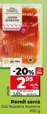 Dia Nuestra Alacena - Jamon Serrano 