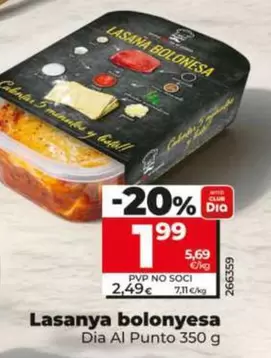 Dia Al Punto - Lasana Bolonesa 
