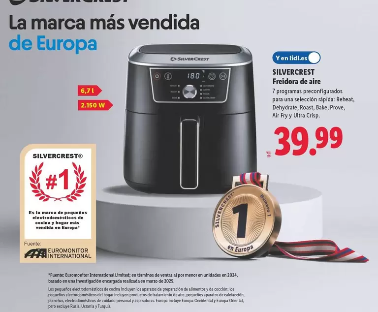SilverCrest - Freidora De Aire