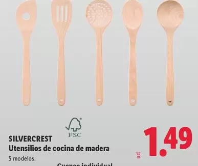 SilverCrest - Utensilios De Cocina De Madera