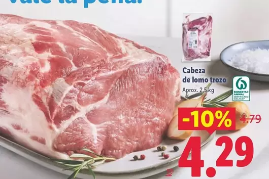 Cabeza De Lomo Trozo