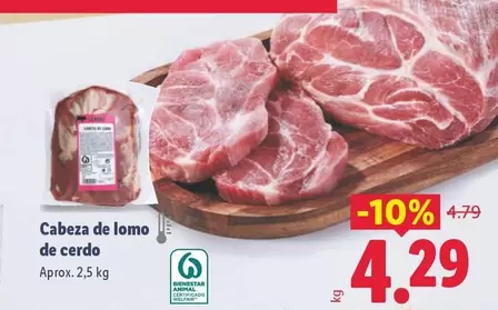 Cabeza De Lomo De Cerdo