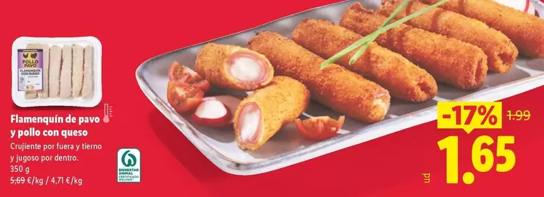 Flamenquín De Pavo Y Pollo Con Queso