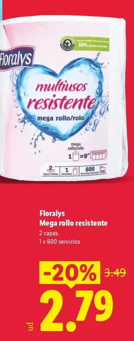 Floralys - Mega Rollo Resistente