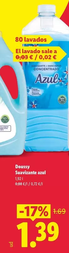 Doussy - Suavizante Azul 