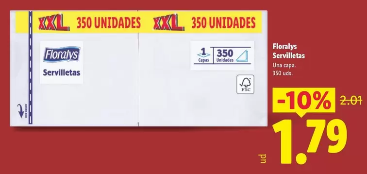 Floralys Servilletas