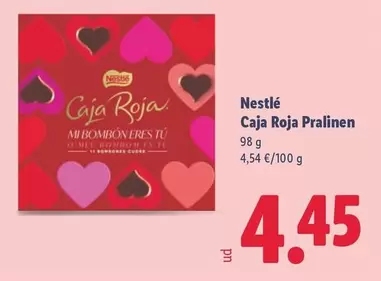 Nestlé - Caja Roja Pralinen