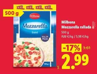 Milbona - Mozzarella Rallada