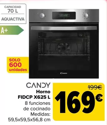 Candy - Horno Fidcp X625 L