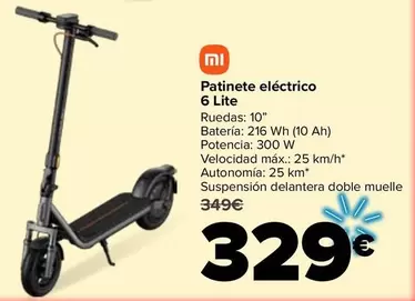 Xiaomi - Patinete Electrico 6 Lite