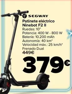 Segway - Patinete Electrico Ninebot F2 Ii