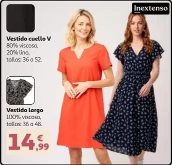 inextenso - Vestido Cuello V