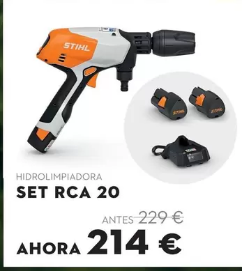 Hidrolimpiadora Set RCA 20