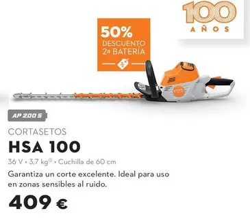 Cortasetos HSA 100