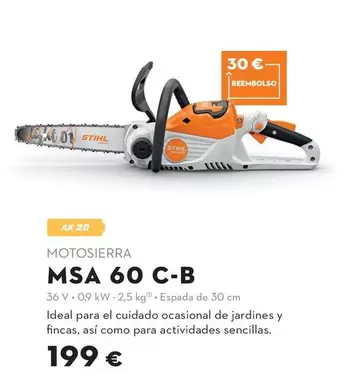 Stihl - Motosierra MSA 60 C-B