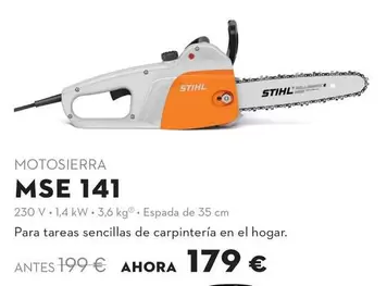 Motosierra MSE 141